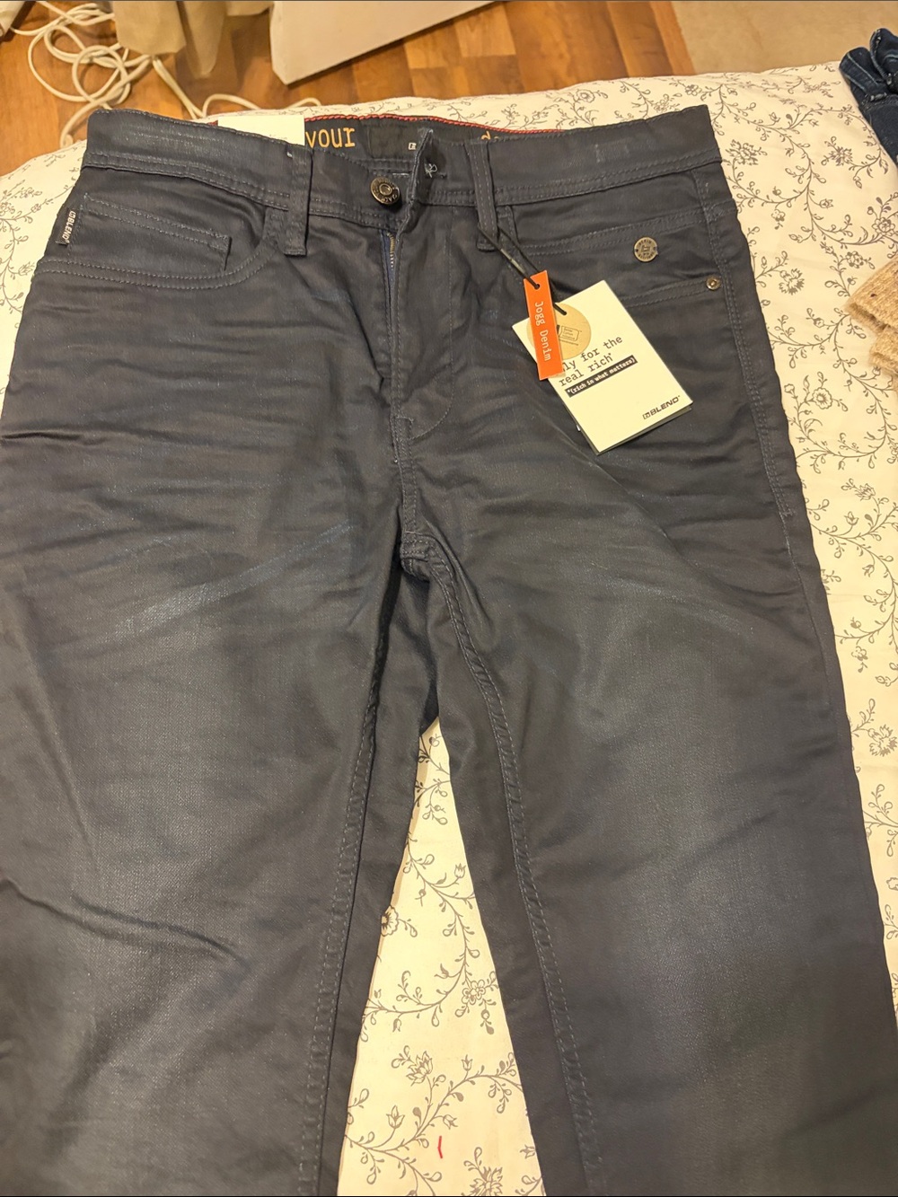 Slim Men's Jeans in Dark Navy - denim Blend 31/30 new